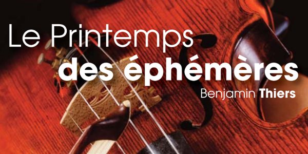 Le printemps des éphémères : un livre à découvrir absolument